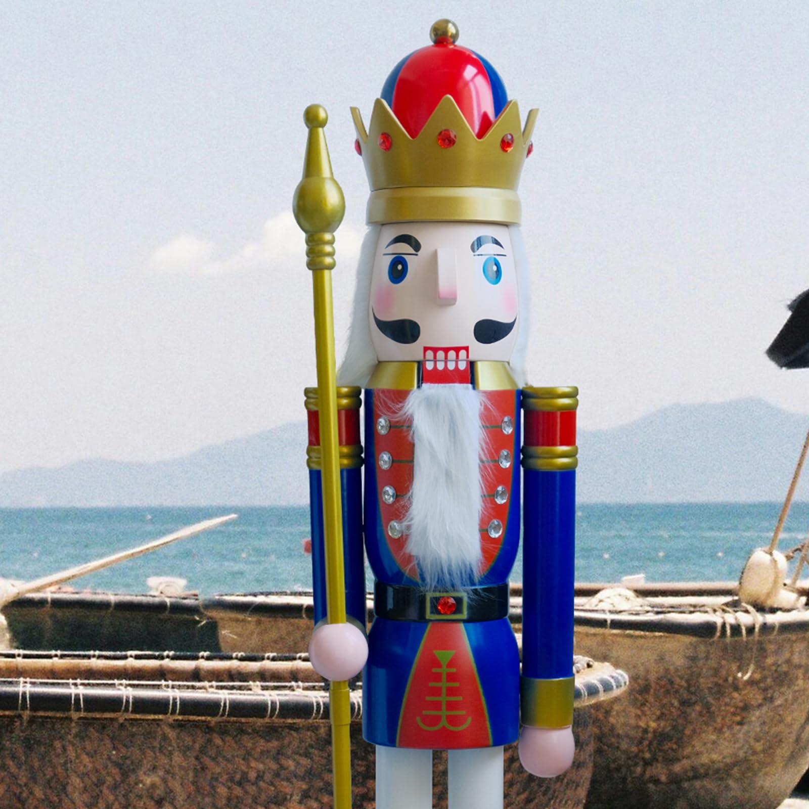 Amazon.co.jp: くるみ割り人形 木製 巨大サイズ 5 feet : おもちゃ